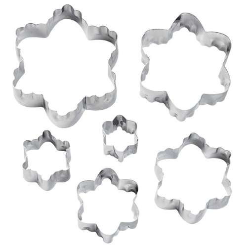 Flower Fondant Icing Double Ended Cutters - set of 6 - Click Image to Close